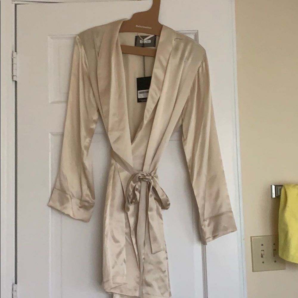 Silk robe